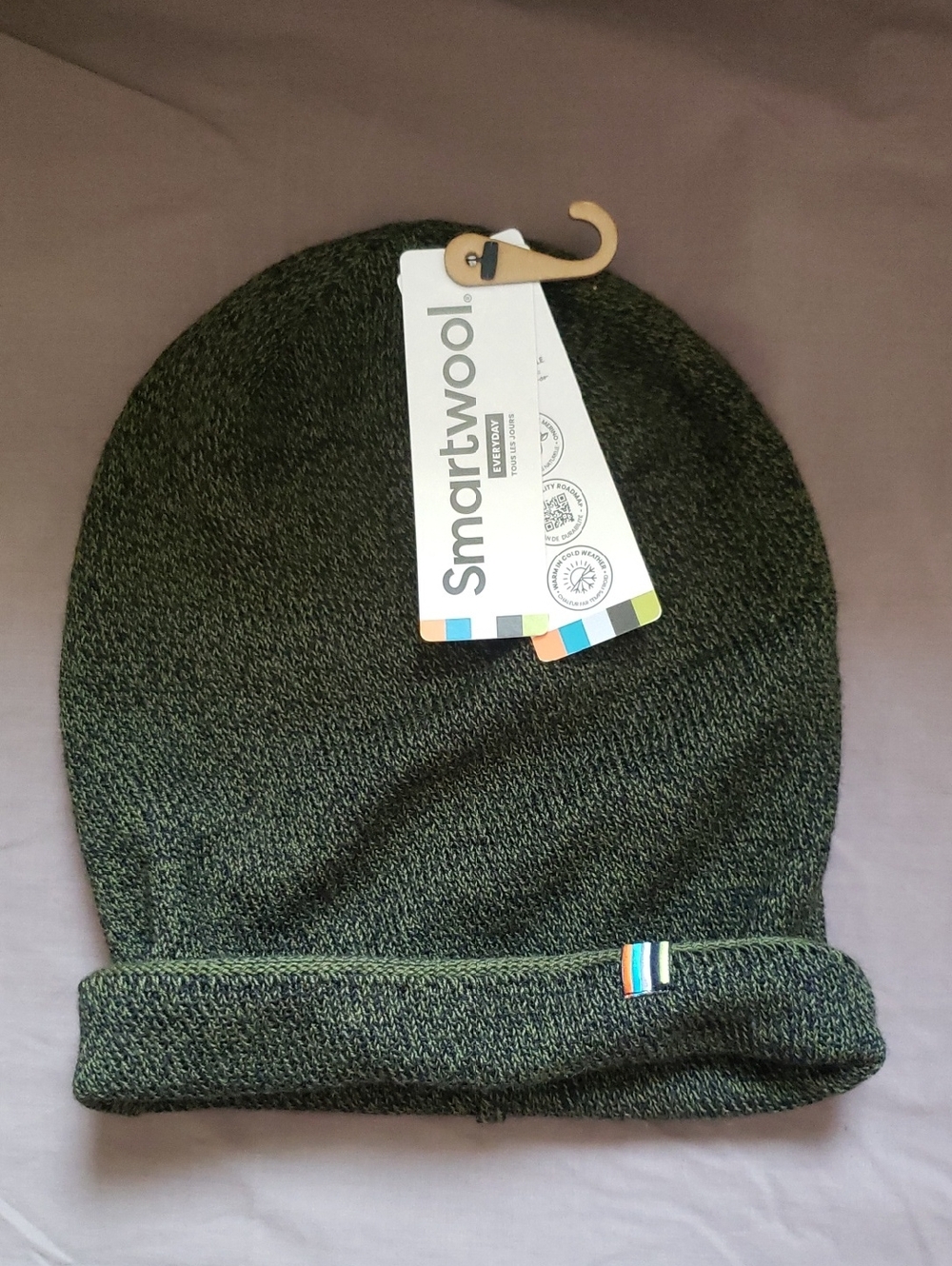 Smartwool Men's Olive Blend Knit Slouch Beanie